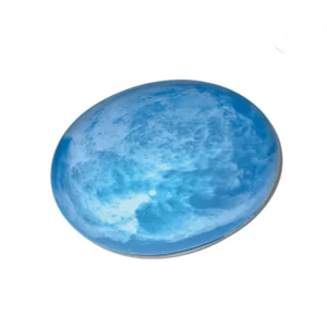 Summer Sky Glass Memory Pebble