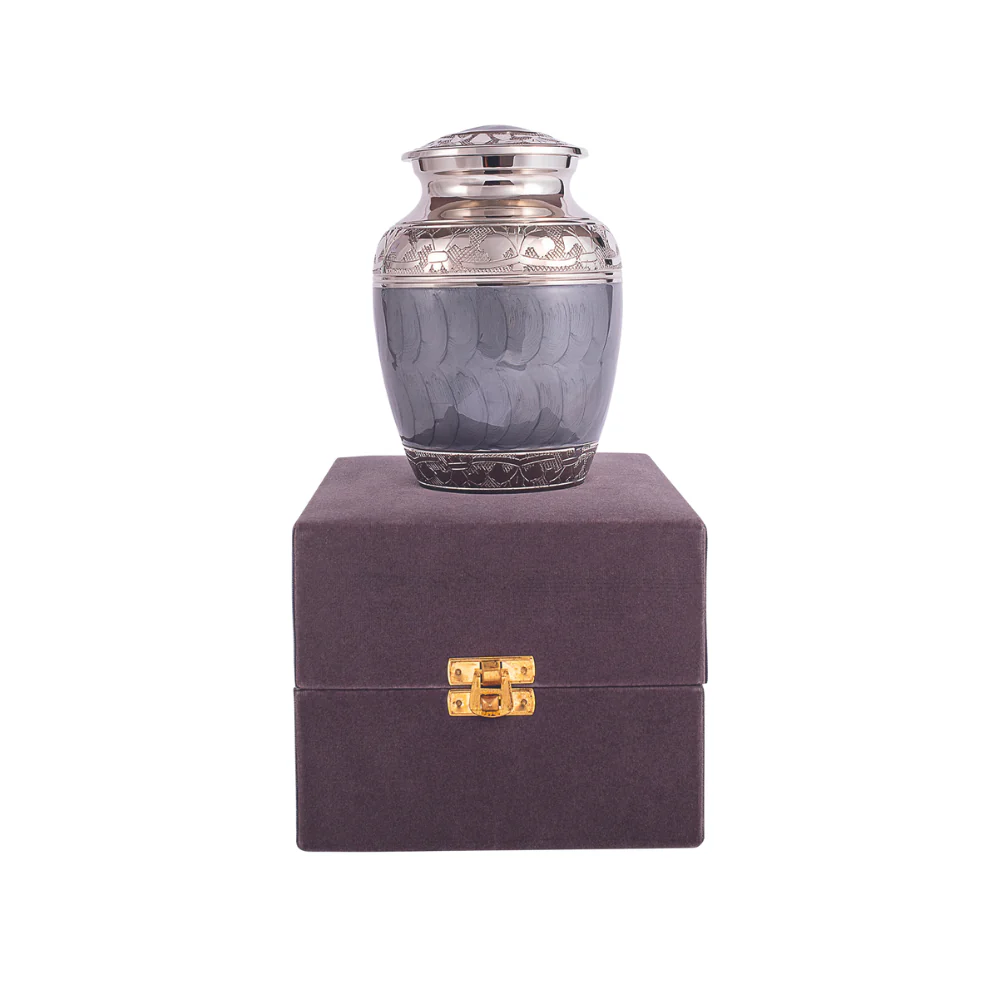 French Grey Childrens Urn